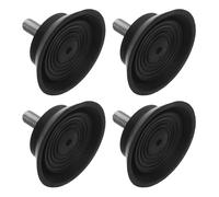 TOVINANNA 4 Almohadillas Niveladoras para Equipos de Fitness y Pies Niveladores Antideslizantes Soporte Estable y Reducción para Aparatos para Hacer Ejercicio en Casa