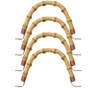 TOVINANNA 4 Asas de Repuesto para Tetera Japonesa de Ratán y Cerámica, Tamaño 22 Cm de Perímetro Compatible Cruces de 11-12 Cm, Accesorio Resistente al Calor para Cocina y Té