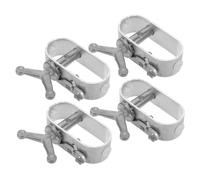 TOVINANNA 4 Extractores de Cables de Acero Resistente Mini Cabrestante Manual para Ajustar Cuerda Extractor de Cables Regulable para Exteriores y Cercas Kit de 4 Piezas