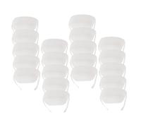 TOVINANNA 4 Juegos Etiqueta Engomada Del Sudor Del Cuello Absorbente De Sudor De Cuello De Camisa Pads Anti-sudor Pads Anti-transpiración Transpirable 20 Piezas * 4