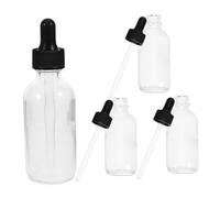 TOVINANNA 4 Piezas Botella De Aceite Esencial Botellas De Cuentagotas Vacías Botella De Gotera De Aceite Frascos Cuentagotas De Viaje Dispensador De Petróleo Frasco Cuentagotas Páginas