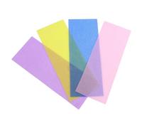 TOVINANNA 4 Piezas Toallas Exfoliantes de Nylon para Cuerpo Paños de Malla Elástica para Sauna y Ducha Esponjas Exfoliantes para Limpieza Profunda y Cuidado Piel Colores Vivos