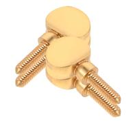 TOVINANNA 4 Tornillos de Latón para Tudel de Saxofón Alto y Tenor Tornillos de Sujeción Ajustables para Accesorios de Saxofón Repuesto Duradero para Mantenimiento Profesional de