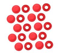 TOVINANNA 40 Juntas de Silicona Rojas para Botellas Tapa Abatible Sellos de Repuesto a Prueba de Fugas Resistentes a Altas Temperaturas Juego de 20 Medios y 20 Completos para Frascos y