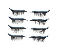 TOVINANNA 4pares Pegatinas De Pestañas Brillo Reutilizables Para Maquillaje De De Adhesivos Para Pestañas Accesorios De Para Mujeres y
