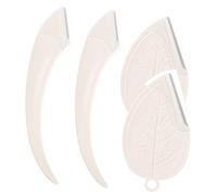 TOVINANNA 4piezas Afeitadora Facial Portátil Cuchilla Para Cejas Kit Cejas Recortadora De Profesional