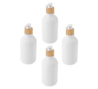 TOVINANNA 4piezas Botellas de Limpieza Bomba Rellenable de Dispensador de Champú y Gel de Ducha para Baño Cocina Higiene Personal Color