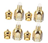 TOVINANNA 4piezas Botellas De Perfume Retro Refillables De Elegantes Frascos De Esencial Para Viajes Sin Fugas Decorativas y Prácticas Para Hogar Baño