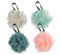 TOVINANNA 4piezas Esponjas Ducha Esponjas Exfoliantes Bolas Baño Accesorios Baño Exfoliante Suave