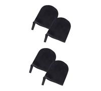 TOVINANNA 4piezas Guantes De Mini De Aplicador Suave Para Loción Autobronceadora Para Áreas Delicadas Como Rostro y Codos Reutilizables y Fáciles De Limpiar