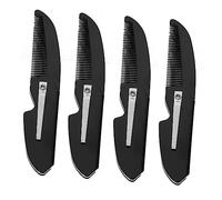 TOVINANNA 4piezas Peines De Barba Plegables Para Hombre Herramientas De Cuidado Personal Peines Portátiles Para Estilo De Barba y Cabello Compacto Para Uso Casa y Viajes
