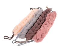 TOVINANNA 4piezas Toalla De Baño De Esponja Exfoliante Corporal Unidades Manual Resistente y Duradero