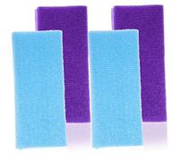 TOVINANNA 4piezas Toallas Exfoliantes De Nylon Para Baño Paños Exfoliantes De Cuerpo Para Remover Piel Muerta Toallas De Ducha Japonesas Suaves y Rápidas De Secado