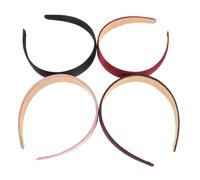 TOVINANNA 4piezas Vendas De Cabelo De Plástico Para Mujer Lisas Elásticas Para Dama De Honra Para Noiva Accesorios Para Evento Ceremonial