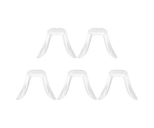 TOVINANNA 5 Almohadillas Nasales para Gafas Modelo 569, Soporte Nasal de Silicona Transparente Antideslizante Tornillo, Accesorio de Reparación para Montura Pequeña, Uso Diario y Reemplazo