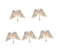 TOVINANNA 5 Piezas Alfiler de Ángel Guardián con Único para Broche Aesthetic Rhinestone Accesorio para Trajes y Abrigos