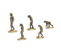 TOVINANNA 5 Piezas Modelo de Personas Primitivas Figura Humana de Evolución Educativa Juguete Cognitivo Resistente y Seguro para Enseñanza Científica Adorno Creativo