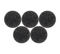 TOVINANNA 5 Piezas Piedras Volcánicas para Calentador de Sauna, Negras, | Repuesto para Salas de Vapor, Uso en Sauna Exterior, Accesorios de Calefacción