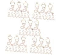 TOVINANNA 50piezas Colgantes De Estetoscopio Para Joyería Diy Accesorios Para Llaveros y Manualidades Charm De y