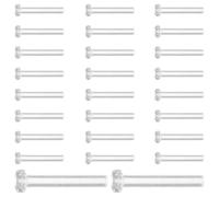 TOVINANNA 50piezas Topes Para Pendientes Cierres De Botón Resistentes Protegen El y Aseguran Un Prolongado