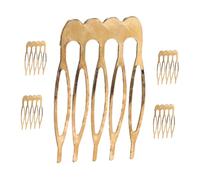 TOVINANNA 5piezas Peine de Metal para Cabello Fino Peines Pequeños de Metal Accesorios Cabello Peinetas Laterales para Mujer para Fiesta o Diario Uso