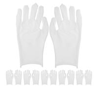 TOVINANNA 6 Pares Guantes de Algodón para Hombre Talla Xl Guantes de Trabajo para Inspección de Joyas y Manipulación de Monedas Transpirables para Seguridad Laboral