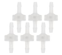 TOVINANNA 6 piezas Válvula Retención Unidireccional Resistente Gasolina y Agua para Conexión Acuario y Aire Diseño Duradero y Antidesgaste