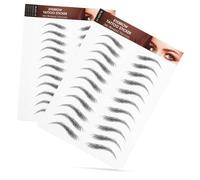 TOVINANNA 6hojas Pegatinas para Cejas Impermeables Transferencia de Cejas Realistas Postizas Temporales de Simulación Despegables Adecuado para Cuidado y Maquillaje