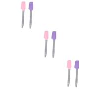 TOVINANNA 6piezas Espátulas De Silicona Para Cera De Aplicadores Para Depilación Herramienta No Adherente y Práctica Para Casa y Salones Colores