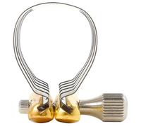 TOVINANNA Abrazadera Metálica Hueca para Saxofón Tenor Sujeta Boquilla Acero Inoxidable Plateado Clip Ligero y Compacto para Piezas y Suministros de Saxofón Mejora la Claridad del Sonido