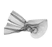 TOVINANNA Accesorios Cabello Gemas de Imitación Brillantes Turbantes Anchos de Cristal para Mujer Envolturas Cabello de Malla Elástica para Banquetes Nocturnos