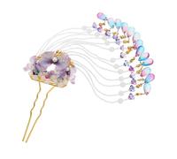 TOVINANNA accesorios para el cabello antiguos accesorios para el cabello morados para mujeres pasadores de pelo de borla larga borlas horquilla hanbok Aleación de zinc