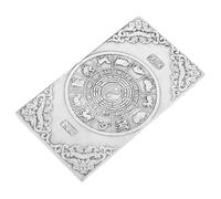 TOVINANNA Adorno Decorativo de Cobre Estilo Antiguo Dragón y Fénix Bagua, Pieza Versátil para Escritorio o Gabinete Que Simboliza Buena Fortuna y Energía Positiva