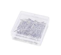 TOVINANNA Aguja De Acero Inoxidable De 38 Mm 50 Piezas Juego Para Peluca Horquillas Sencillas Caja De Plástico Incluida