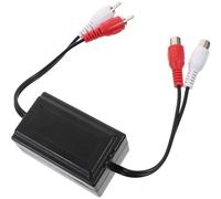 TOVINANNA Aislador de Ruido para Sistema Estéreo de Coche, Elimina Zumbido de Bucle de Tierra, Fácil de Instalar, Material Plástico y Aleación, Adecuado para Audio Automotriz