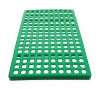 TOVINANNA Alfombrilla para Jaula de Conejos de Plástico Negro Agujeros Circulares de 1.6cm, Fácil de Limpiar y Evita Que Las Patas del Conejo Se Queden Atrapadas