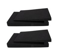 TOVINANNA Alfombrillas de Esponja Insonorizantes para Altavoces 28X19X4 CM Cojines a Prueba de Golpes y Reducción de Vibraciones Almohadillas Acústicas para Estudio y Monitor de Audio