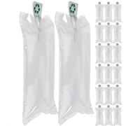 TOVINANNA Almohadas de Aire para Embalaje 100 Bolsas Autosellantes Transparentes 10X20 CM Antichoque para Envíos y Transporte