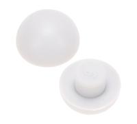 TOVINANNA Almohadillas Acolchadas para Asiento de Inodoro, Espaciadores Plásticos Resistentes en Color Gris, Kit de 2 Piezas para Uso en Baños Domésticos