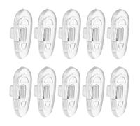 TOVINANNA Almohadillas Nasales de Silicona para Gafas 200 Unidades Almohadillas Puente Nasal Antideslizantes Repuesto Cómodo y Transpirable para Sol