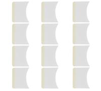 TOVINANNA Almohadillas No Tejidas para Remover Pestañas Postizas 160 Piezas en Forma Curva para Maquillaje y Limpieza en Casa o Vestidor