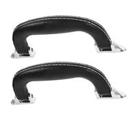 TOVINANNA Asas de Repuesto para Equipaje y Cajas en Plástico y Cuero Sintético Negro, Paquete de 2 Piezas, Ideales para Almacenamiento y Transporte de Instrumentos Musicales