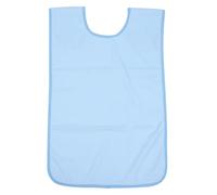 TOVINANNA Babero para Adultos, Delantal para Comer Color Azul Claro, Protector de Ropa para Ancianos, Toalla de Saliva Cómoda y Resistente, Adecuado para Personas Mayores y Pacientes