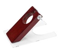 TOVINANNA Base para Cortadora de Mechones y Alfombras, Soporte Guía de Recortadora de Acrílico y Madera, Práctico Accesorio para Corte Limpio y Almacenamiento en Cuidado del Cabello