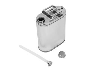TOVINANNA Bidón de Agua de Acero Inoxidable de 10l con Diseño Ergonómico, Boquilla Flexible y Válvula de Ventilación para Camping y Jardinería