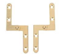 TOVINANNA Bisagra Oculta de Cobre Eje Giratorio 180° para Puertas de Madera y Aluminio Bisagra Desmontable Tipo Boca de Pollo para Armarios y Puertas Invisibles 2 Unidades Tornillos