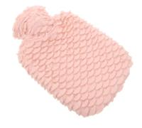 TOVINANNA Bolsa de Agua Caliente Adorable de Felpa para Manos y Pies con Funda Extraíble Rellenable para Uso Invierno
