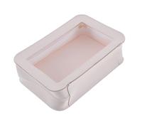 TOVINANNA Bolsa De Aseo Transparente para Mujer Neceser De Viaje para Maquillaje Artículos Esenciales De Viaje