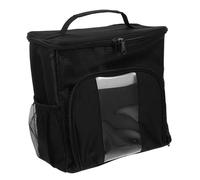 TOVINANNA Bolsa de Lavar Bolsa de Viaje para artículos de Aseo pequeño Bolsa para Viajar Neceser Colgante Bolsa de tocador para Mujeres Bolsa de Essentials de Viaje Tela Oxford Negro