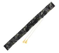TOVINANNA Bolsa de Seda Negra para Espada Japonesa Wakizashi con Borla, Funda Protectora Vintage para Transportar y Almacenar Espadas Largas con Estilo Encantador